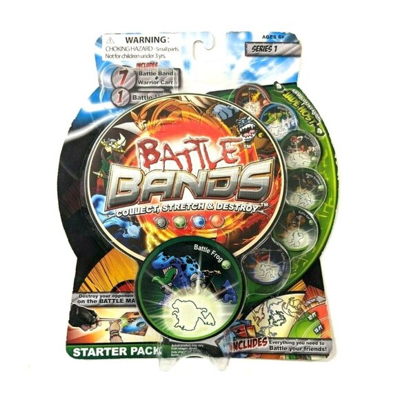 Battle Bands Series 1 Starter Pack Battle Frog Stretch Destroy Set Senario 33893 - Picture 5 of 5